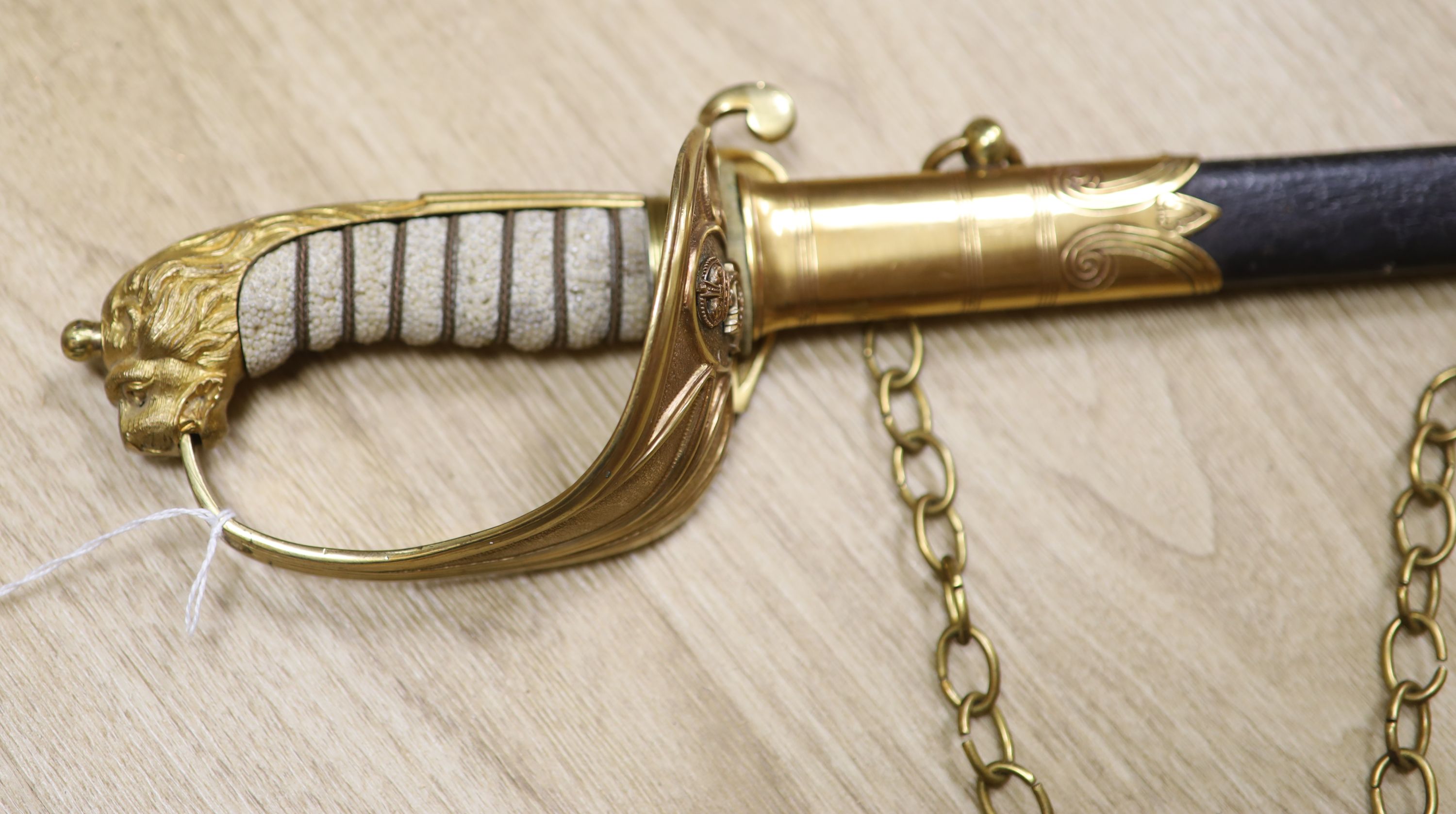 A late Naval Officers sword